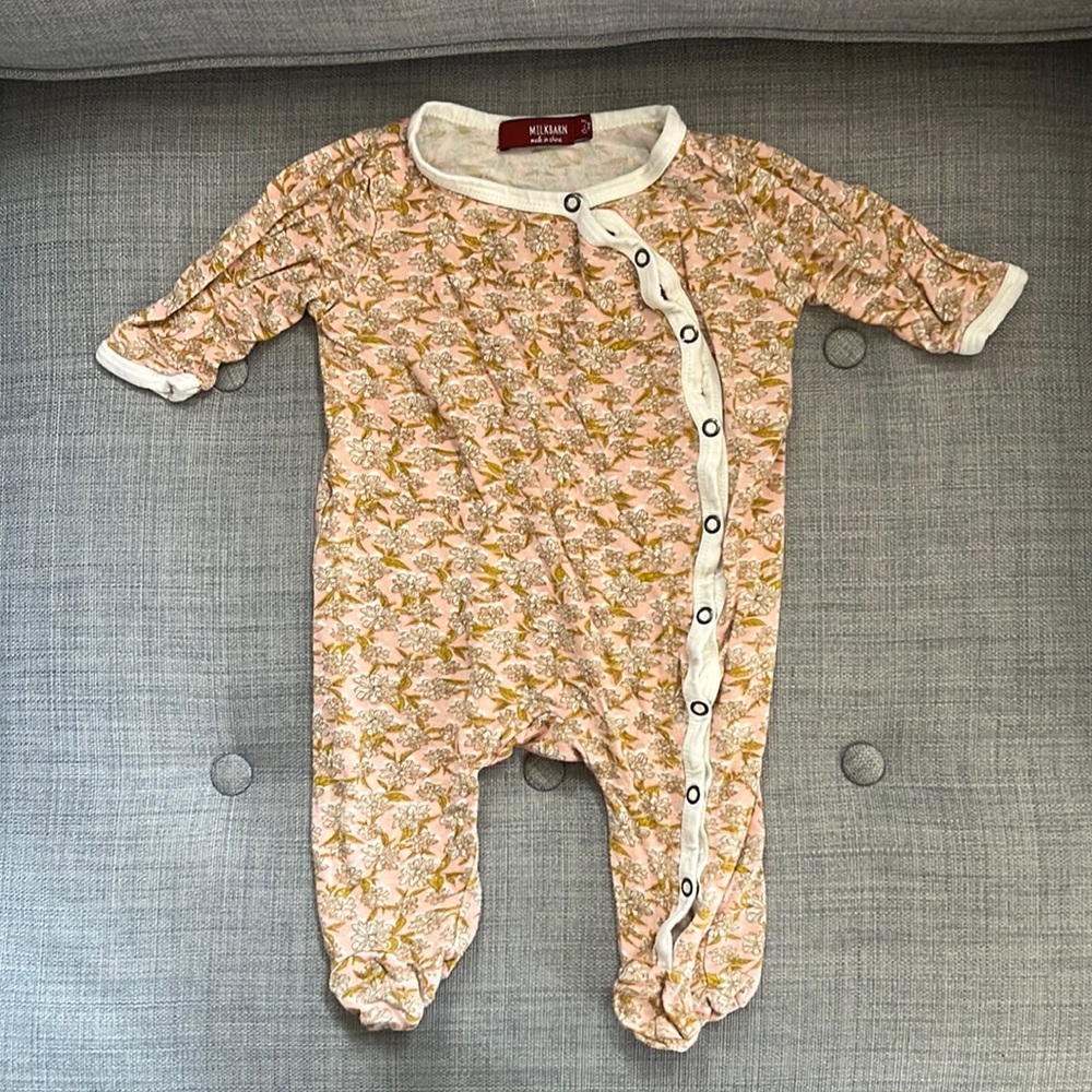Floral Footie Romper